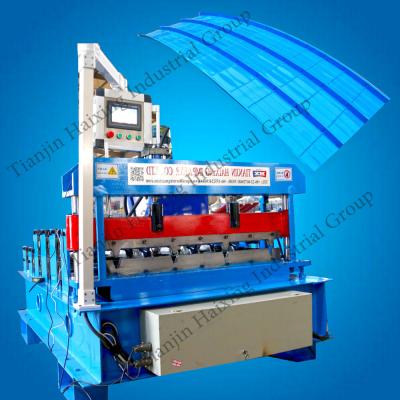 China Building Material Shops Roof Curving Machine Auto Curved Roll Forming Crimp Curved Roofing Sheet Making Machine for sale