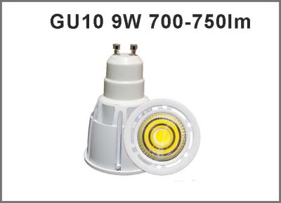 Chine La lumière de tache des ampoules GU10 9W 400-450lm LED de la bonne qualité LED a mené CRI>80 mettant en lumière le CE ROHS à vendre