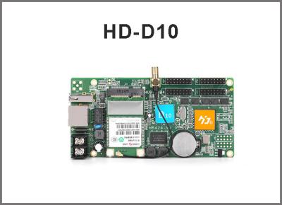 China D10 HD-D10 RGB Full Color 256 Gray Scale LED Display Screen Controller Card 4 Groups HUB75 Supports 384*64pixels for sale