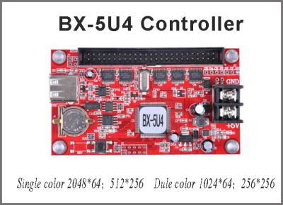 China BX-5U4 Single/Dual Color Control Card Onbon LED USB Port Led Controller 256*512 Pixel For P10 Led Sign Board Painel Led for sale