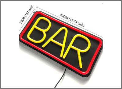 China Customized BAR LED Neon Sign For Bar Banner, Store, Home Decoration 40*20cm for sale