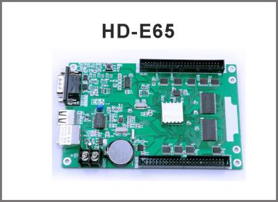 China LED control system HD-E65 HD-E43 LAN controller for single color & dual color led display sign for sale