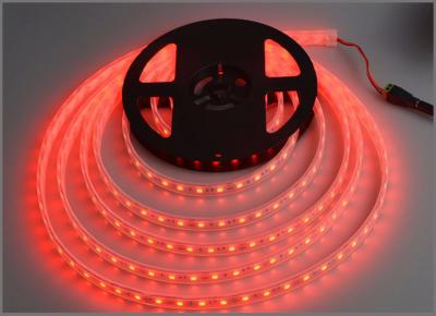 China 3528 Lámparas de LED de banda de tubo resistente al agua IP65 60led/M 12VDC RED cinta de lámpara de cuerda Decoración del parque cuadrado en venta