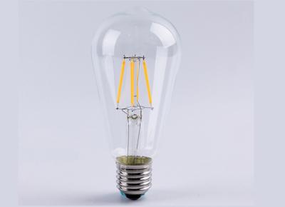 China ST64 LED Edison Filament bulb light  220 glass cover for replacing traditional incandescent bulbs for indoor lightings for sale