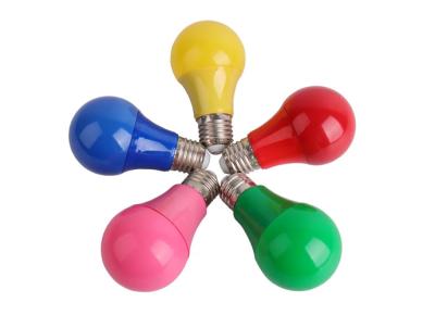 China A60 Led Color Bulb E26 E27 5w 7w 9w Red Green Blue Yellow Pink Color Indoor Lighting Bulbs for sale