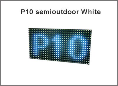 China Semi-Outdoor DIY LED Display P10 White Color LED Display Module  message display screen for sale