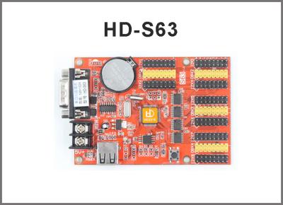 China HUIDU Display System HD-X41 HD-S64 1*50PIN 1024*256 LED Control Card For Single & Dual Color Led Display Screen for sale