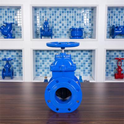 China F4 Elastic Seat PN16 Hand Wheel Operated Gate Valve PN10 DN50 Ductile Iron for sale