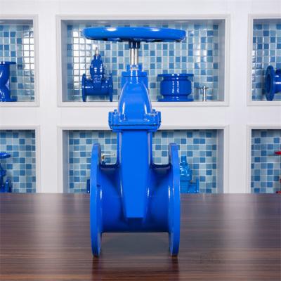 China GGG40 QT450 Elastic Seat Gate Valve PN16 Carbon Steel Gate Valve for sale