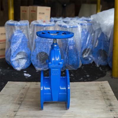 China Ductile Iron Ggg40 Gate Valve Soft Seal Wastewater DN200 DN150 QT400 for sale