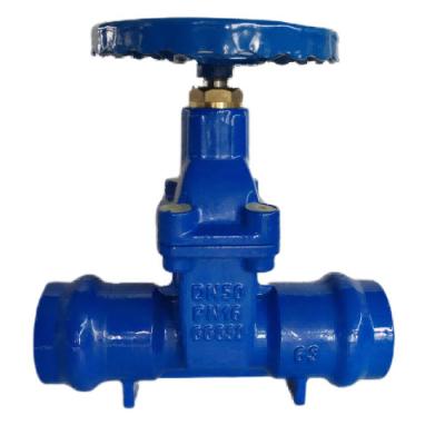 China Non Rusting  Ductile Iron Socket Type Gate Valve  DIN3202 Standard for sale