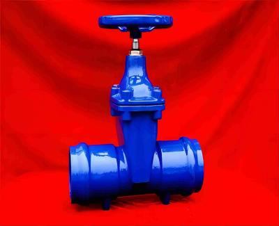 China Rubber Sealed Ductile Iron Gate Valve Accept Customization Abrasion Proof for sale