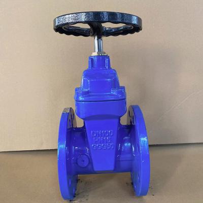 China Ggg50 Dn100 Ductile Iron Din F4 Resilient Seated Gate Valve Non Rusting for sale