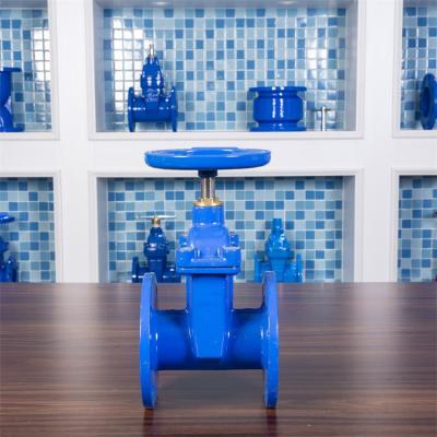 China Ggg50 Din/En Dn 100 Gate Valve Flanged Soft Seat Gate Valve Abrasion Proof for sale