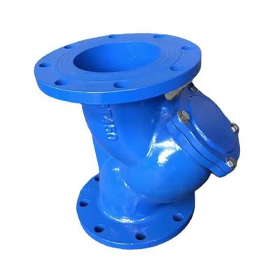 China Y Type Cast Iron / Ductile Iron Strainer with Stainless Steel Filter for sale