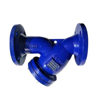 China DIN 3202 F1 Ductile Iron Ggg50 Flanged Water Y Strainer for sale