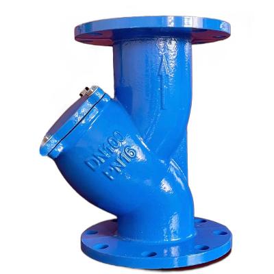 China 150lb Pn10 Pn16 Ductile Iron Y-Type Strainer With Flanged Ends for sale