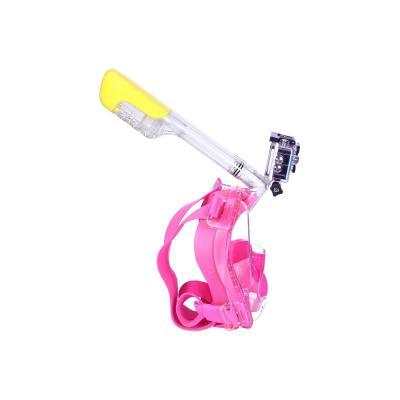 China 2020 New 180 Dry Top Wide Frame Full Face Snorkel Universal Mask With Vanish Pro Mount for sale