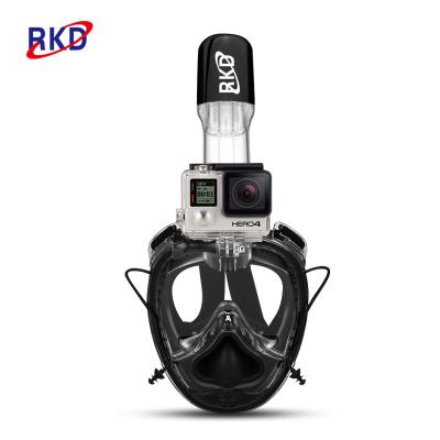 China One Piece Design 2017 Most Popular Full Face Design One Piece Snorkel Mask for sale