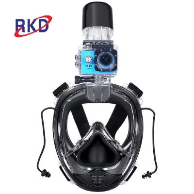 China Full Face Dive Mask Easy Abel One Piece Design Anti Fogging Snorkel Diving Mask for sale