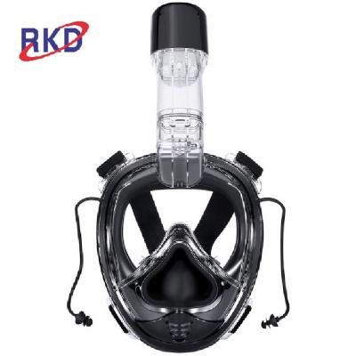 China Amazon Top Custom Products Swimming Diving Regulator RKD Inhale and Exhale Full Face Snorkel Breathing Mask for sale