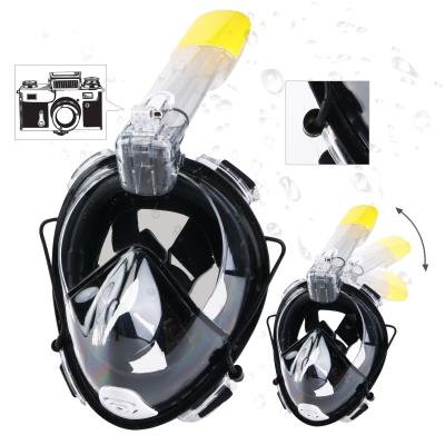 China China New Diving Equipment Full Face Air Intake Foldable Anti-Fog Natural Breathing Mask For Swimming for sale