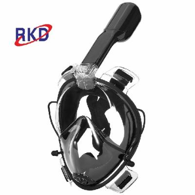 China New Diving Apparatus Wetsuit Accessory Anti Fog Full Face Air Intake Swimming Freediving Mask for sale