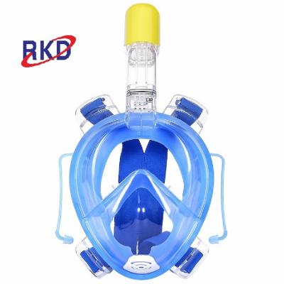 China Bestselling Adult Snorkel Swimming Gear For RKD Full Face Snorkel Swimming And Snorkeling Mask for sale