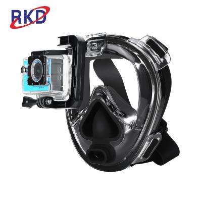 China 2020 New Product Ideas D40 Natural Cheap Diving Equipment 20M Full Face Mask Scuba Diving Depth Of Breath for sale