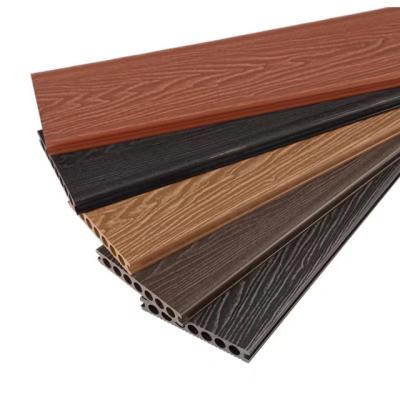 China New Modern Technology WPC 3D Embossed Wood Plastic Composite WPC Decking for sale