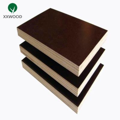 China Modern 15mm Or 18mm Brown Black Marine Shuttering Film Faced Plywood Board For Construction Formwork for sale