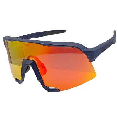 China Color Glass Marathon Mountain Bike Cycling Anti-fog Changing Running Outdoor Sunglasses for sale