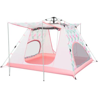 China Camouflage/Field 4-6 Free Speed ​​Camping Full Automatic Game Tent Outdoor Thickening Rainproof 2 Person Camping Tent for sale