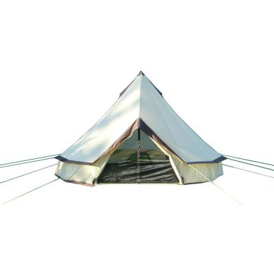 China Camouflage Indian outdoor play tent thickened pyramid yurt camping awning/lightweight luxury quick camp tent large field for sale