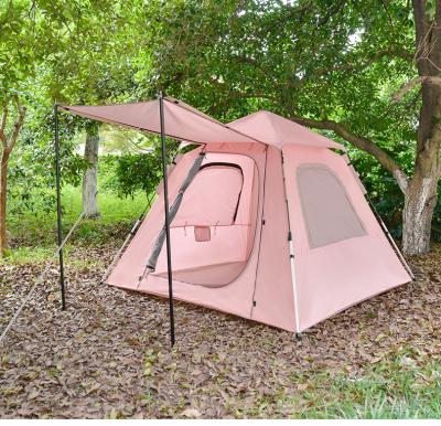 China Camouflage/Field Game Factory Wholesale Hot Selling With Waterproof Canopy Three-and-a-Half Aluminum Automatic Tent for sale