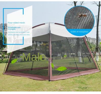 China Camouflage/Field Game Mountain Wolf Outdoor Tent 8-10 Camping Tent Set Mesh Pergola Canopy Manufacturer Tent Insect Repellent for sale