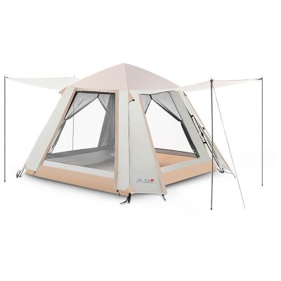 China Camouflage UPF50 Game Tent Outdoor Camping Beach Tent Portable Folding Camping Layer / Sunproof Fully Automatic Rain Storm Double Field for sale