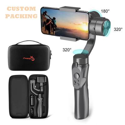 China Mobile Phone Triax Vlog Youtuber Live Video Record Mobile Phone Gimbal Stabilizer For iPhone 13 12 11 PRO Max X XR XS Custom Bag for sale