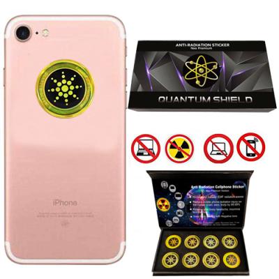 China Mobile Phone Quantum Shield Radiation Blocker Negative ION Anti Radiation Stickers For Mobile WiFi Phone All Electronics Laptops for sale