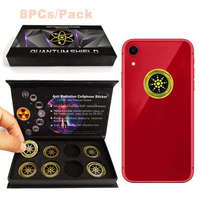 China Anti Radiation Cell Phone Quantum Shield 5G Sticker 8PCs Premium Value Pack NEO - For Cell Phone / iPhone / WiFi / Laptop - All Devices for sale