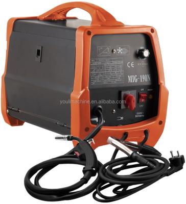 China AC Welding Machine WELDER MAG STEEL 155Amp Gas Gasless Welder YOULI MIG Transformer for sale