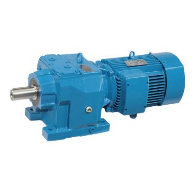 China Building Material Stores DOFINE R Series Electric Gearbox Motor With Gear Reduction for sale