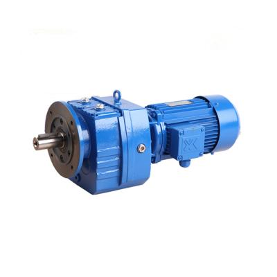 China Garment Shop RF Series Coaxial Vertical Gear Reducer Helical Gear Motor For Mixer Agitator for sale