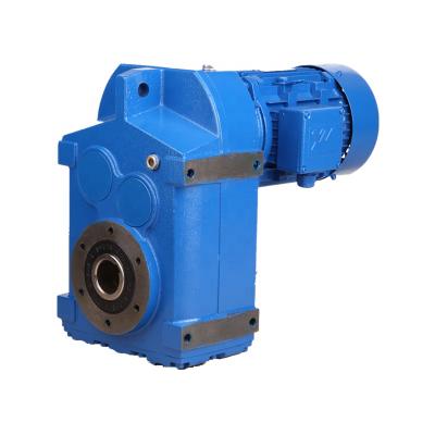 China Garment Shops F Shaft Series-Parallel Gearbox Helical Gear Motor For Crane for sale