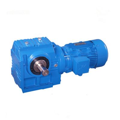 China Garment Shops S Series Worm Helical Gearbox Right Angle Gear Motor for sale