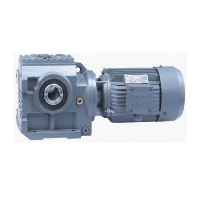 China Material of Construction Shop BAFFERO S Series High Torque Cast Worm Hollow Shaft Motor Fitted Motor Gearbox Helical With or Without Motor for sale