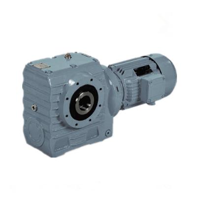 China Garment Shops Right Angle Helical Reducer / Worm Gear General S Series Gearbox for sale