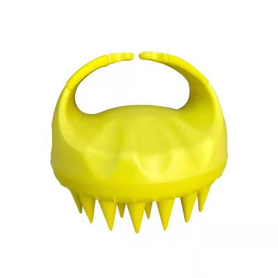 China Amazon Hot Selling Waterproof Silicone Hair Scalp Massager Shampoo Brush for sale