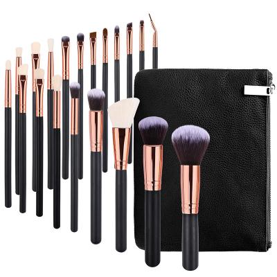 China Wholesale 2021 New Product Cosmetic Soft Bristle Brush 15pcs Customized Black Professional Makeup Brushes Travel Makeup Brush Set for sale