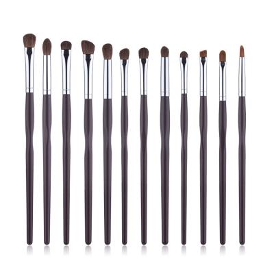 China Original Animal Hair 12pcs Makeup Set Brush Eyeshadow Brush Comfortable 12pcs Brush High Quality Design 2021 New Make Up Brushes for sale